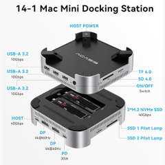 Docking Station ACASIS cho Mac mini M4 M001Pro