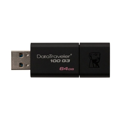 USB 3.0 Kingston DataTraverler 100 G3 64 GB 100MB/s DT100G3/64GB