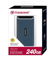 Ổ cứng di động External SSD Transcend ESD350C USB 3.1 Gen2 240GB TS240GESD350C