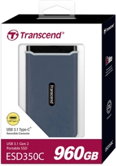 Ổ cứng di động External SSD Transcend ESD350C USB 3.1 Gen2 960GB TS960GESD350C