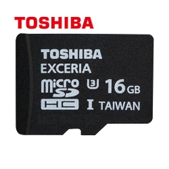 Thẻ Nhớ MicroSDHC Toshiba Exceria 16G U3 95MB/60MB