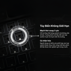 Bàn phím cơ AKKO 5075S RGB Hotswap (AKKO Sw)