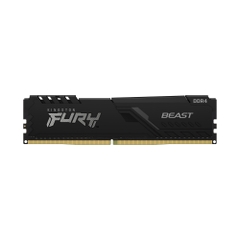 Ram PC Kingston Fury Beast Black 8GB 3200MHz DDR4 KF432C16BB/8