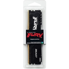 Ram PC Kingston Fury Beast Black 8GB 3200MHz DDR4 KF432C16BB/8WP