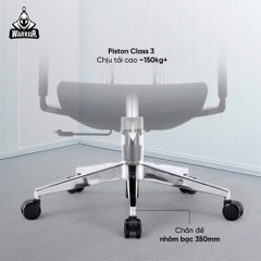 Ghế công thái học Warrior Hero WEC509 Pro Black