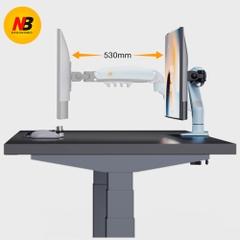 Giá đỡ màn hình North Bayou 17-30 Inch F80-XV Gray Blue F80-XV-GRA
