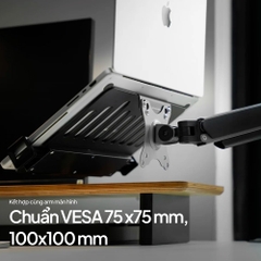 Giá treo Laptop Holder HyperWork VESA HPW-LT03-BLK