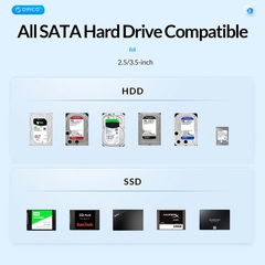HDD Docking Orico 2 bays 2.5