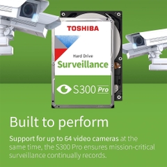 HDD Toshiba S300 Pro Surveillance 8TB 3.5 inch SATA III 512MB Cache 7200RPM MD10ADA800V