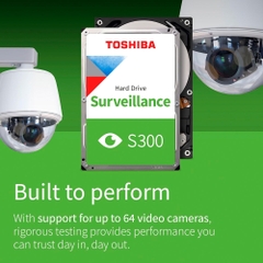 HDD Toshiba S300 Surveillance 2TB 3.5 inch SATA III 128MB Cache 5400RPM HDWT720UZSVA