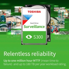 HDD Toshiba S300 Surveillance 2TB 3.5 inch SATA III 128MB Cache 5400RPM HDWT720UZSVA