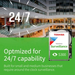 HDD Toshiba S300 Surveillance 4TB 3.5 inch SATA III 256MB Cache 5400RPM HDWT840UZSVA