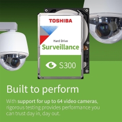 HDD Toshiba S300 Surveillance 6TB 3.5 inch SATA III 256MB Cache 5400RPM HDWT860UZSVA