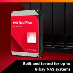 HDD WD Red Plus 12TB 3.5 inch SATA III 512MB Cache 7200RPM WD120EFGX