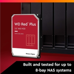 HDD WD Red Plus 6TB 3.5 inch SATA III 256MB Cache 5400RPM WD60EFPX