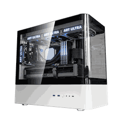 Case máy tính ART Ultra HM1 White (ATX)
