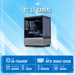 PC ST Gaming i5-3060 (i5-12400F, RTX 3060 12GB, RAM 16GB, SSD 500GB, 650W, WIN11)