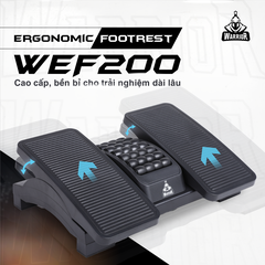 Kê chân công thái học Warrior Ergonomic FootRest WEF200