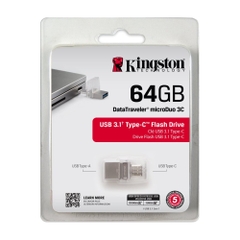 USB 3.1 OTG Kingston MicroDuo 3C 64GB DTDUO3C/64GB