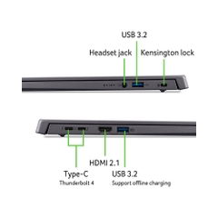 Laptop Acer Aspire 16 AI A16-71M-59L5 NX.J4YSV.001 (Ultra 5 125H, Intel Arc Graphics, Ram 16GB LPDDR5x, SSD 512GB, 16 Inch IPS FHD+ 60Hz, Win 11/Office HS 24)