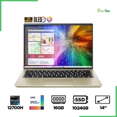 Laptop Acer Swift 3 SF314-71-74WD NX.KAWSV.001 (i7-12700H, Iris Xe Graphics, Ram 16GB DDR5, SSD 1024GB, 14 Inch 90Hz OLED 2.8K)