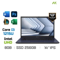 [Demo]Laptop Asus ExpertBook B1 B1402CBA-EB1814W (i3-1215U, UHD Graphics, Ram 8GB DDR4, SSD 256GB, 14 Inch IPS FHD)