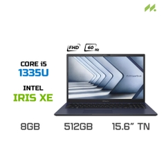 Laptop ASUS Expertbook B1 B1502CVA-NJ0050W (i5-1335U, UHD Graphics, RAM 8GB DDR4, SSD 512GB, 15.6 Inch TN FHD 60Hz)