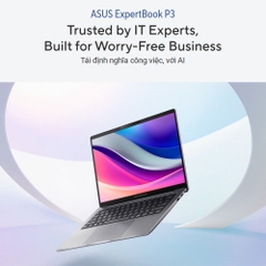 Laptop ASUS ExpertBook P3 P3405CVA-LY0363 (i5-13420H, Intel UHD Graphics, RAM 16GB DDR5, SSD 512GB, 14 Inch IPS WUXGA 60Hz, NoOS)