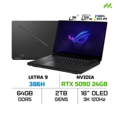 Laptop ASUS ROG Zephyrus DUO 16 GX651AX-SR050WS (Ultra 9 386H, RTX 5090, RAM 64GB LPDDR5X, SSD 2TB, 16 Inch OLED 3K 120Hz 100% DCI-P3, Win 11 Home)