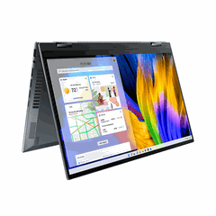 Laptop Asus Zenbook 14 Flip OLED UP5401ZA-KN101W (i7-12700H, Iris Xe Graphics, Ram 16GB DDR5, SSD 512GB, 14 Inch OLED 2.8K TouchScreen, Bút cảm ứng)
