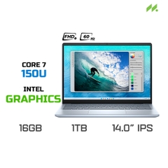 Laptop Dell Inspiron 14 5440 7FN5J (Core 7 150U, Intel Graphics, RAM 16GB DDR5, SSD 1TB, 14 Inch IPS FHD+ 60Hz, Win 11/Office HS 21)