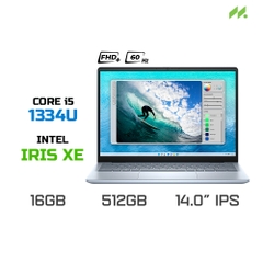 Laptop Dell Inspiron 14 5440 NDY5V1 (i5-1334U, Iris Xe Graphics, RAM 16GB DDR5, SSD 512GB, 14 Inch IPS FHD+ 60Hz, Win 11/Office HS 21)