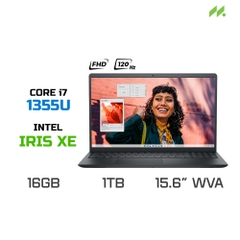 Laptop Dell Inspiron 15 3530 P16WD (i7-1355U, Iris Xe Graphics, RAM 16GB DDR4, SSD 1TB, 15.6 Inch WVA FHD 120Hz, Win11/Office HS 21)