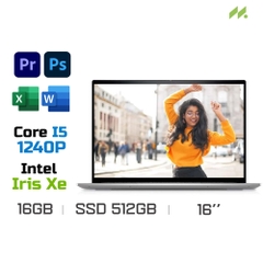 [DEMO] Laptop Dell Inspiron 16 5620 N5620-i5P165W11SLU (i5-1240P, Iris Xe Graphics, Ram 16GB DDR4, SSD 512GB, 16 Inch WVA FHD+ 60Hz, Win11/Office HS 21)