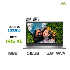 Laptop Dell Inspiron 15 3520 N5I5052W1 (i5-1235U, Iris Xe Graphics, RAM 16GB DDR4, SSD 512GB, 15.6 Inch WVA FHD 120Hz, Win11/Office HS 21)