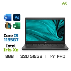 Laptop Dell Latitude 3420 L3420I5SSDF512B (i5-1135G7, Iris Xe Graphics, Ram 8GB DDR4, SSD 512GB, 14 Inch FHD/Ubuntu/Đen)