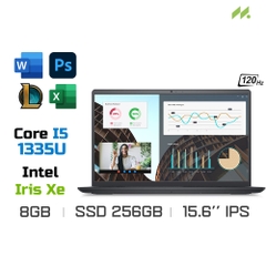 Laptop Dell Vostro 15 3530 V5I5267W1 (i5-1335U, Iris Xe Graphics, Ram 8GB DDR4, SSD 256GB, 15.6 Inch IPS FHD 120Hz, Win11/Office HS 21)