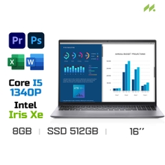 Laptop Dell Vostro 5630 i5P085W11GRU (i5-1340P, Iris Xe, Ram 8GB LPDDR5, SSD 512GB, 16 Inch WVA FHD+ 60Hz, Win11/Office HS 21)