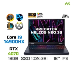 Laptop Gaming Acer Predator Helios Neo 16 PHN16-72-94KC (i9-14900HX, RTX 4070 8GB, Ram 16GB DDR5, SSD 1024GB, 16 Inch IPS 240Hz WQXGA)
