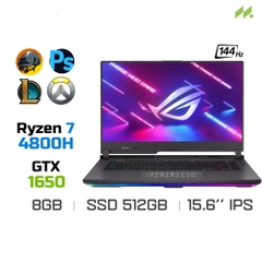 Laptop Gaming Asus ROG Strix G15 G513IH-HN015W (Ryzen 7 4800H, GTX 1650 4GB, Ram 8GB DDR4, SSD 512GB, 15.6 Inch IPS 144Hz FHD)