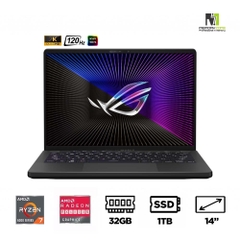 Laptop Gaming Asus ROG Zephyrus G14 GA402RK-L4242W (Ryzen 7 6800HS, Radeon RX 6800S 8GB, Ram 32GB DDR5, SSD 1TB, 14 Inch IPS 120Hz WQXGA)