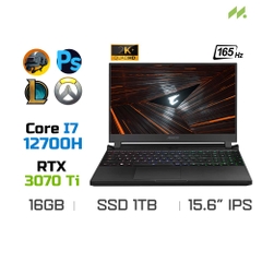 Laptop Gaming Gigabyte AORUS 15 XE4-73VNB14GH (i7-12700H, RTX 3070 Ti 8GB, Ram 16GB DDR4, SSD 1TB, 15.6 Inch IPS 165Hz QHD)