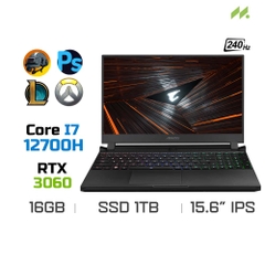 Laptop Gaming Gigabyte AORUS 5 KE4-72VN314SH (i7-12700H, RTX 3060 6GB, Ram 16GB DDR4, SSD 1TB, 15.6 Inch IPS 240Hz FHD)
