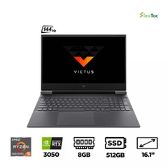 Laptop Gaming HP VICTUS 16-e0175AX 4R0U8PA (Ryzen 5 5600H, RTX 3050 4GB, Ram 8GB DDR4, SSD 512GB, 16.1 Inch IPS 144Hz FHD)