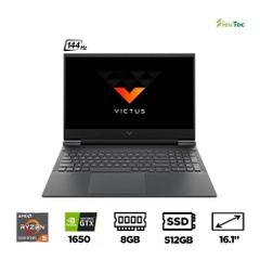 Laptop Gaming HP VICTUS 16-e0177AX 4R0U9PA (Ryzen 5 5600H, GTX 1650 4GB, Ram 8GB DDR4, SSD 512GB, 16.1 Inch IPS 144Hz FHD)