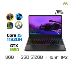 Laptop Gaming Lenovo IdeaPad Gaming 3 15IHU6 82K101F3VN (i5-11320H, GTX 1650 4GB, Ram 8GB DDR4, SSD 512GB, 15.6 Inch IPS 120Hz FHD)