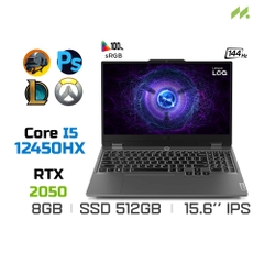 Laptop Gaming Lenovo LOQ 15IAX9 83GS000FVN (i5-12450H, RTX 2050 4GB, Ram 8GB DDR5, SSD 512GB, 15.6 Inch IPS 144Hz FHD)