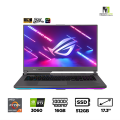 Laptop Gaming Asus ROG Strix G17 G713RM-LL016W (Ryzen 7 6800H, RTX 3060 6GB, Ram 16GB DDR5, SSD 512GB, 17.3 Inch IPS 240Hz WQHD)