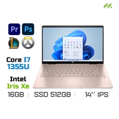 Laptop HP Pavilion x360 14-ek1047TU 80R25PA (i7-1355U, Iris Xe Graphics, Ram 16GB DDR4, SSD 512GB, 14 Inch IPS FHD 60Hz TouchSreen, Bút cảm ứng)