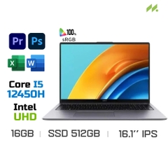 [Nhập mã VMOUCW6FGWI7 giảm 500K] Laptop HUAWEI MateBook D16 RLEF-W5651D (i5-12450H, UHD Graphics, Ram 16GB DDR4, SSD 512GB, 16.1 Inch IPS FHD)